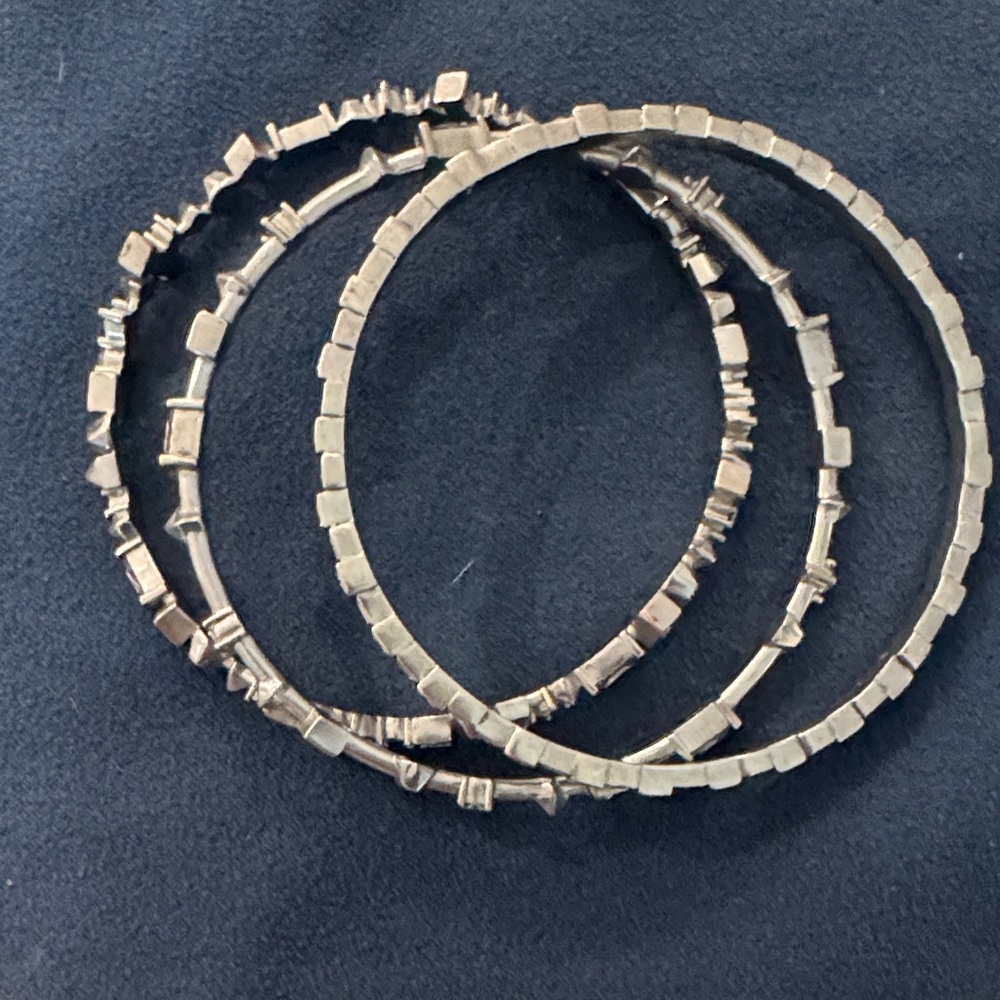 Kendra Scott Gold Textured Bangles